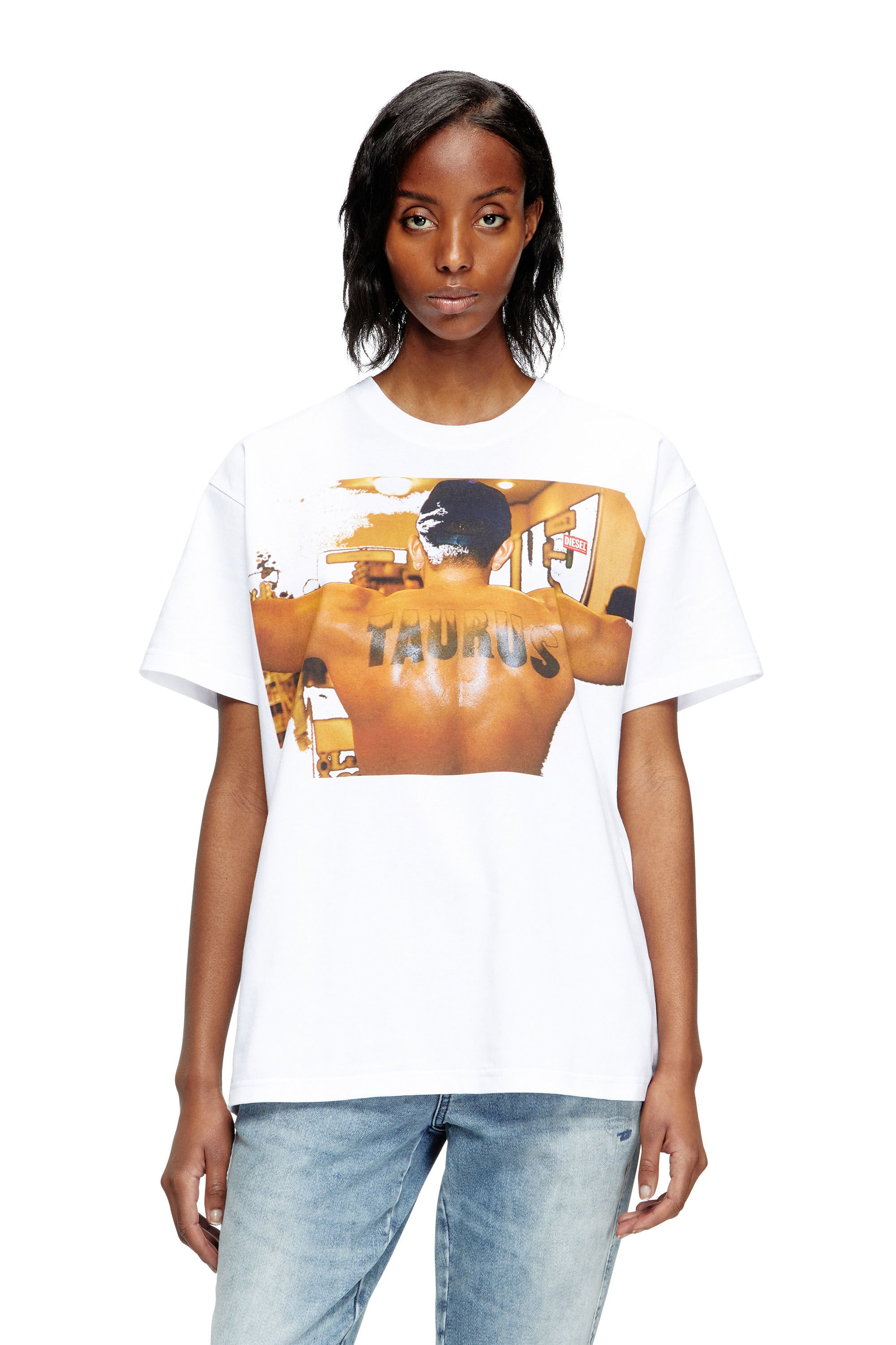 Diesel - PR-T-NORM-TOM25-1, Unisex's T-shirt with graphic print in White - 5