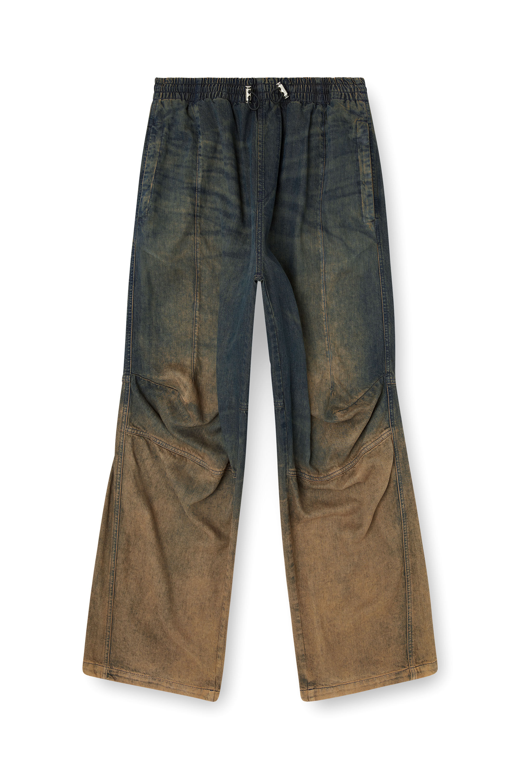 Diesel - Man's Relaxed Jeans D-Pari 068TF, Dark Blue - 2