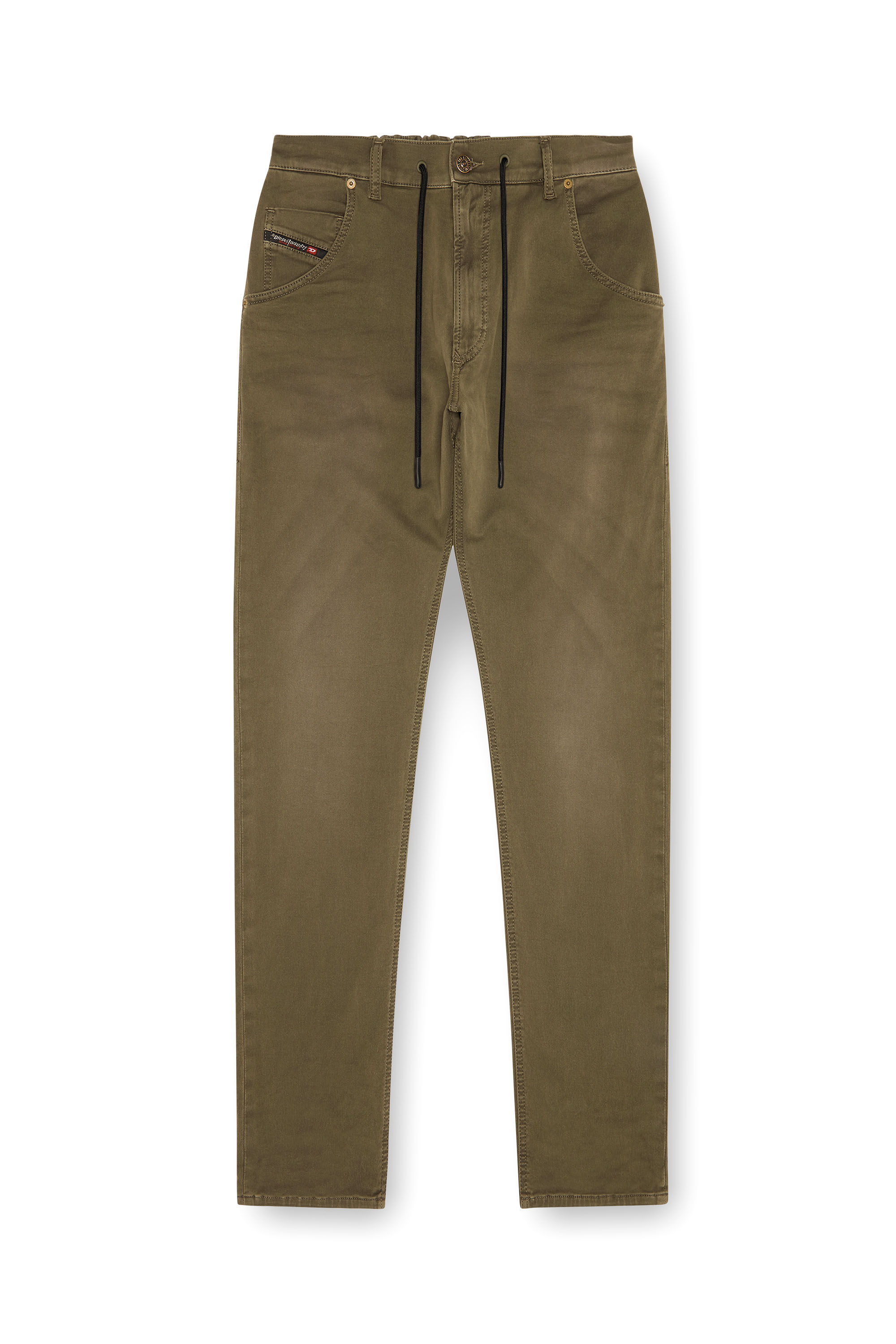 Diesel - Man's Regular 2032 D-Krooley Joggjeans® 0670M, Military Green - 2
