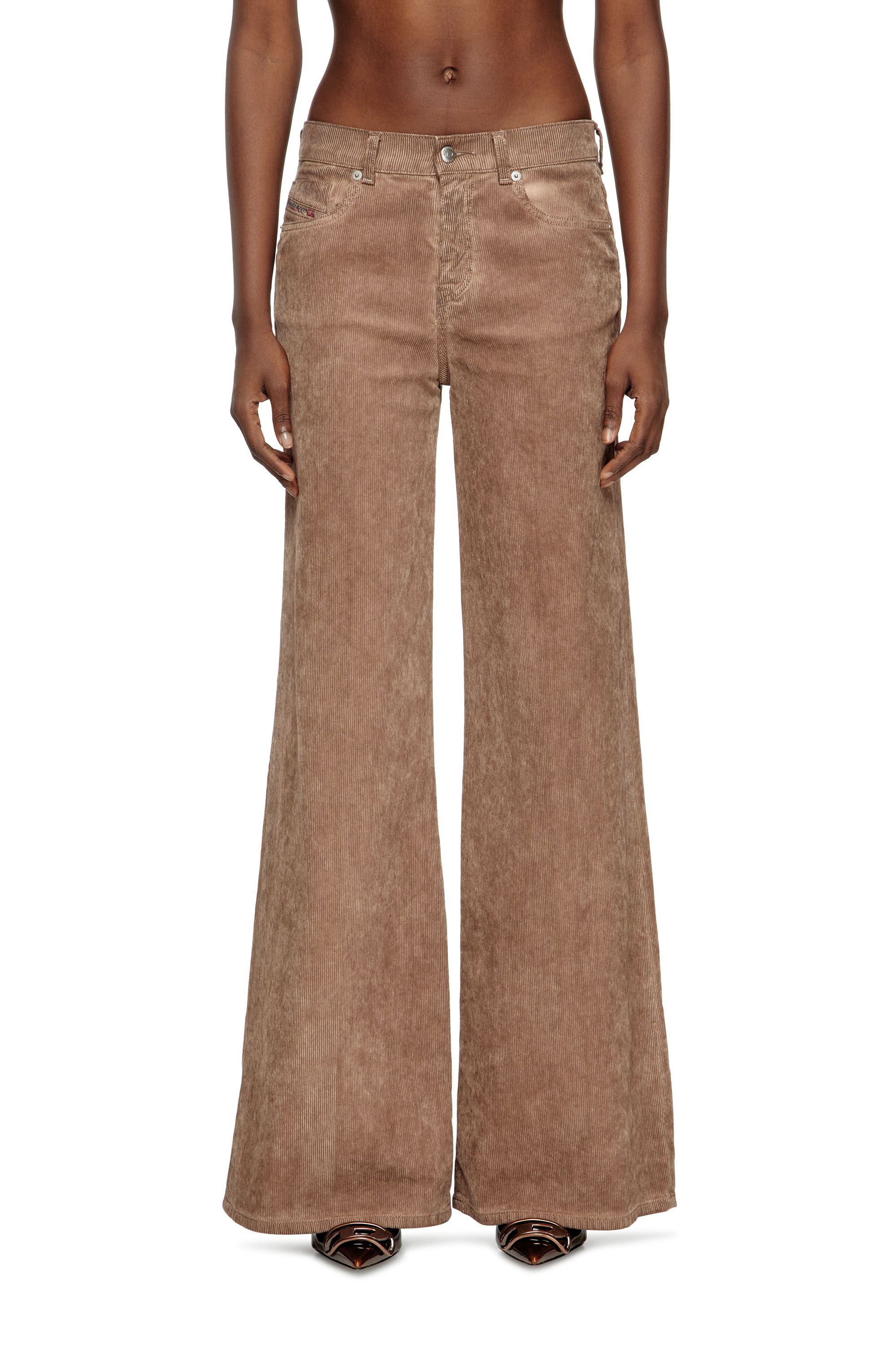 Diesel - Woman's Flare Jeans 1978 D-Akemi 068SD, Pink - 1