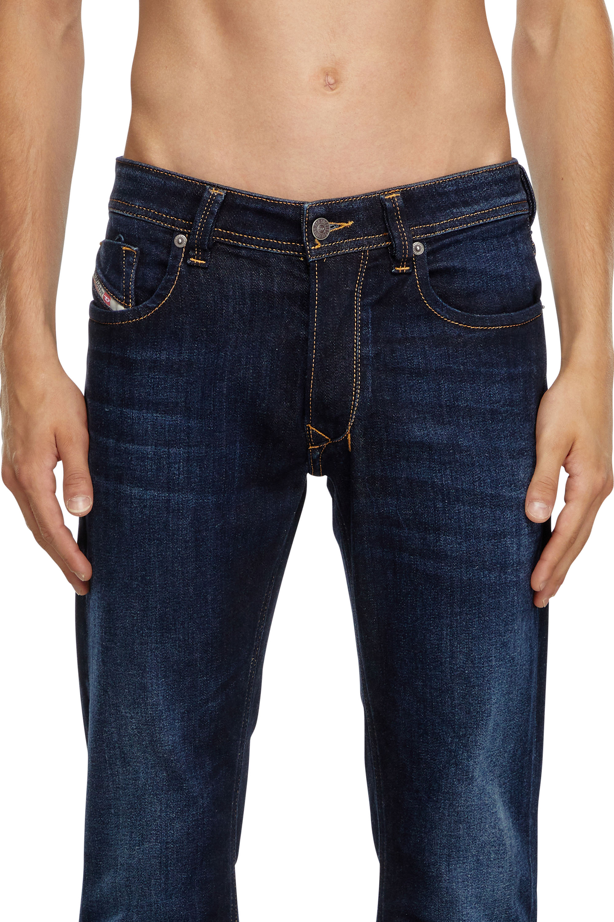 Diesel - Man's Regular Jeans 1985 Larkee 009ZS, Dark Blue - 5
