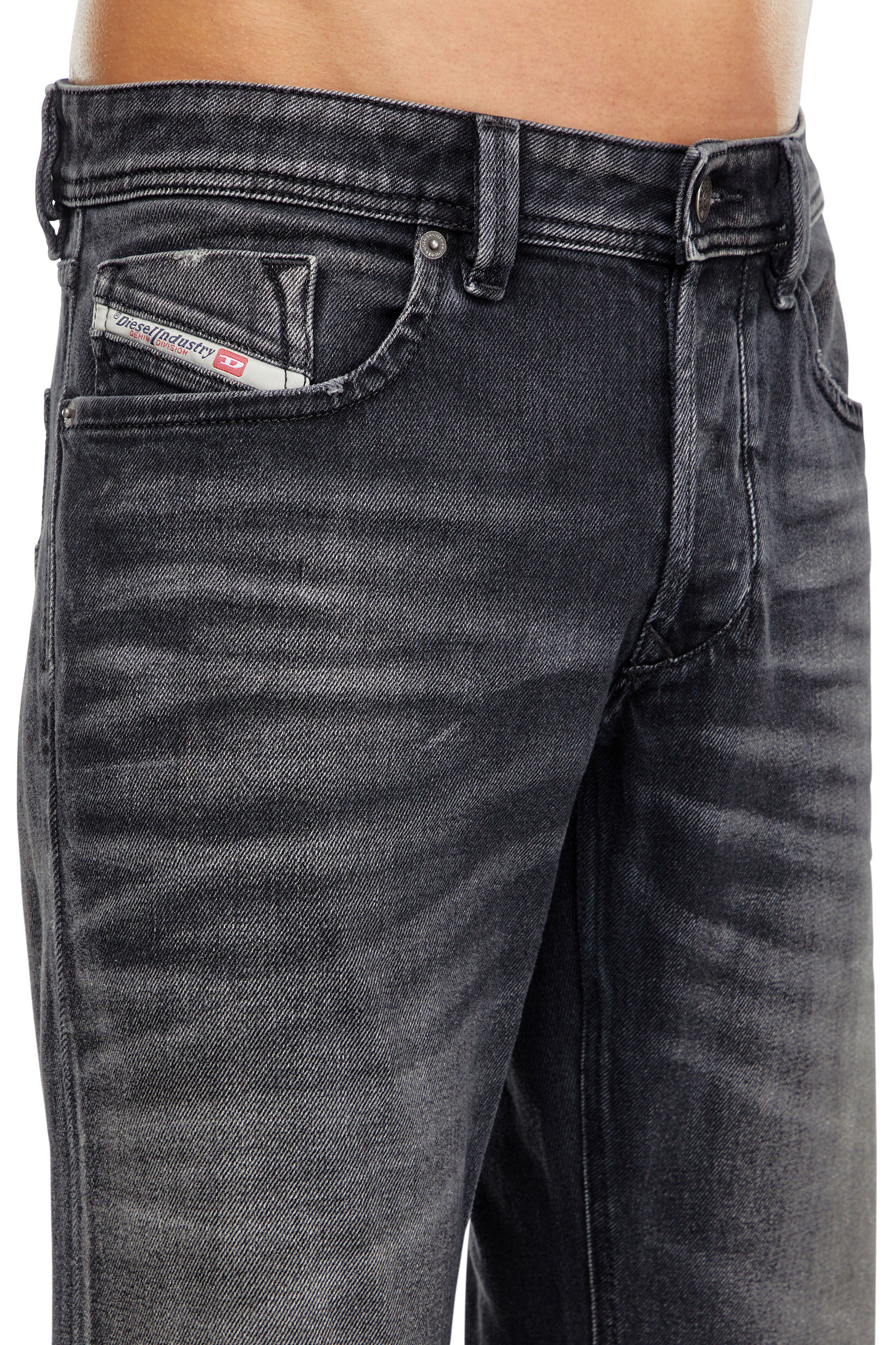 Diesel - Man's Regular Jeans 1985 Larkee 09J65, Black/Dark grey - 5